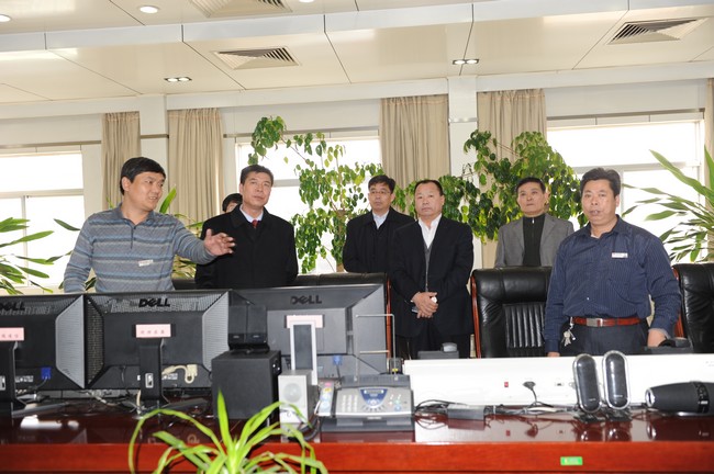 省煤炭工业局局长乔乃琛来鹿洼煤矿调研