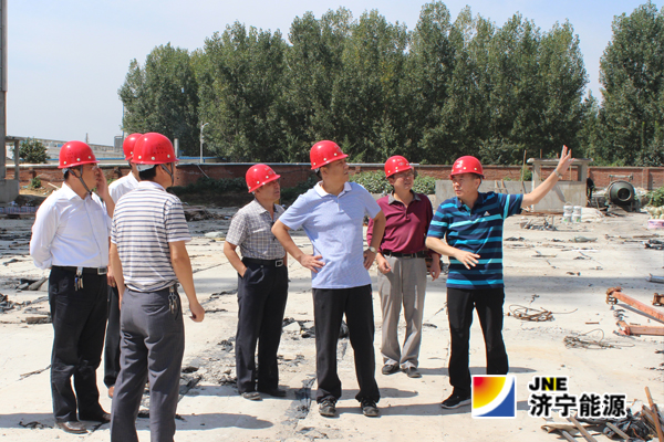 张广宇到九矿置业工地检查指导工作