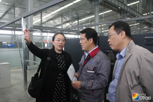 孟进到落陵盛源公司调研指导工作