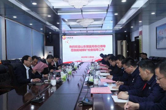 王庆利带队到阳城煤电开展煤矿安全大检查