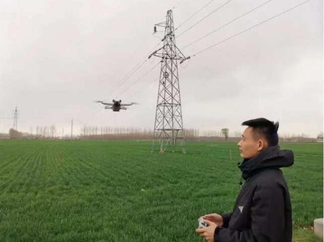 义桥煤矿巡线工有了“空中巡查”新搭档