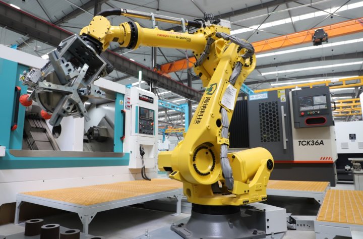 海纳科技全自动盘套无人生产线，工作效率翻倍